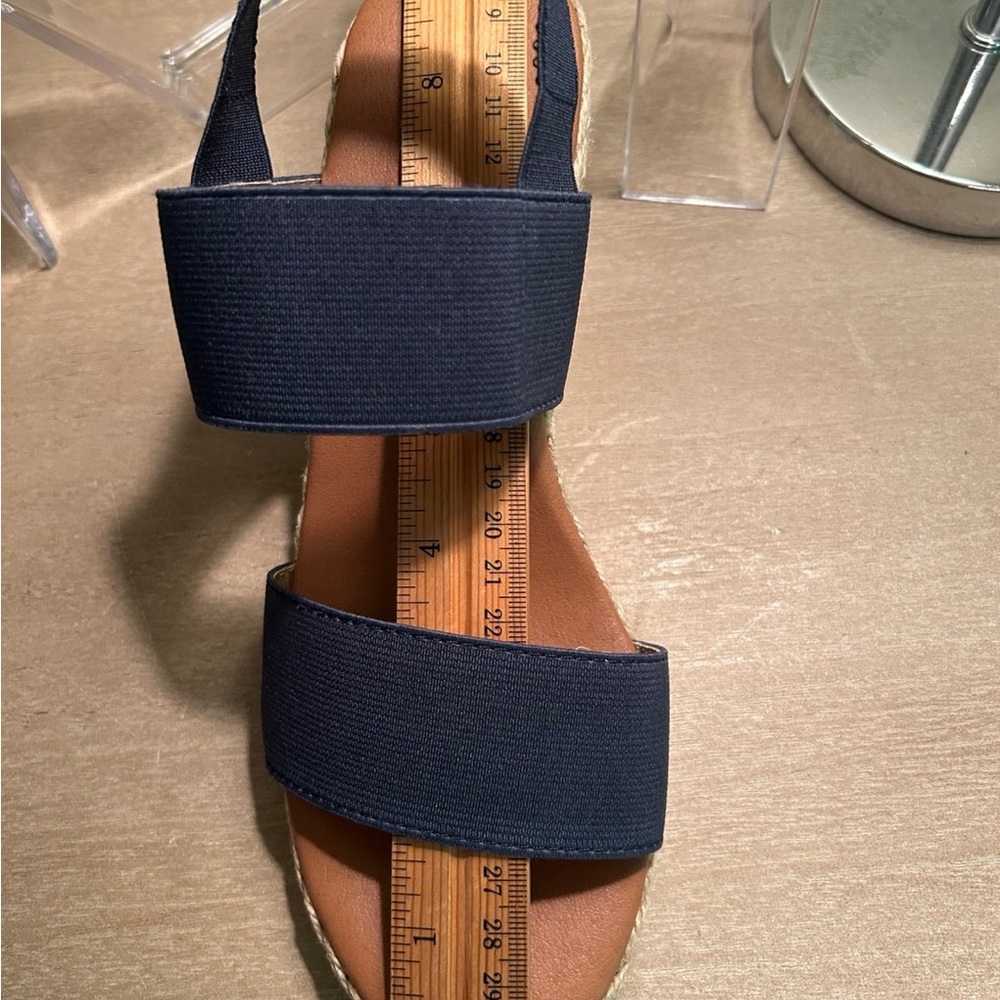 Tommy Bahama Women's Navy Espadrille Sandals - Picture 12 of 12
